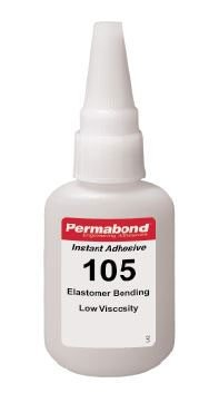 用 Permabond 105 粘接天然橡胶